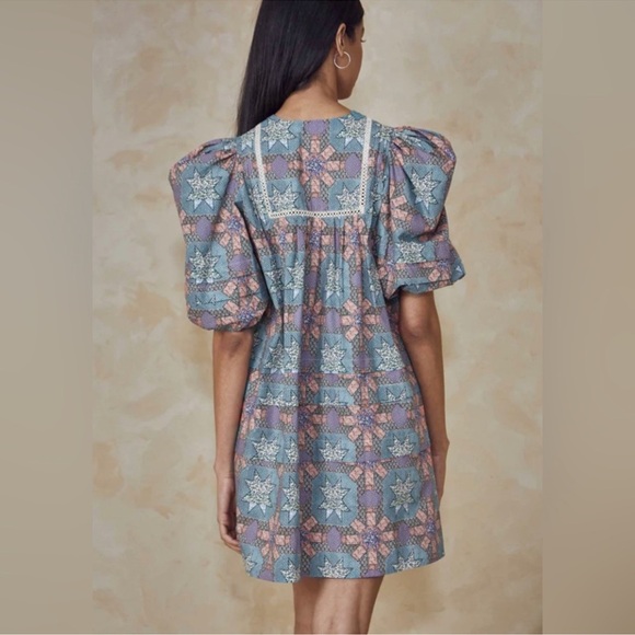 Hunter Bell Jenkins Quilt Patchwork Dress - Picture 4 of 6